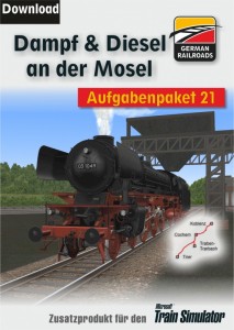 Cover Aufgabenpaket 21 - Dampf und Diesel an der Mosel